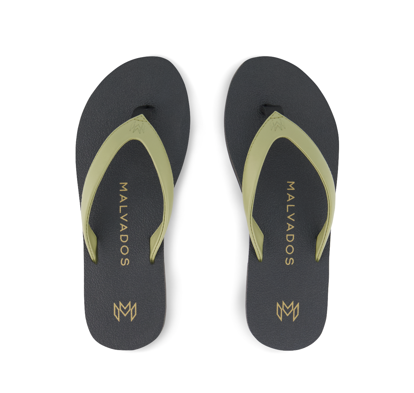 Black Memory Foam Flip-Flops