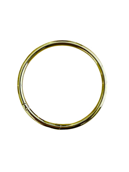 Interchangeable carabiner Rings in gold for the Parker Clutch