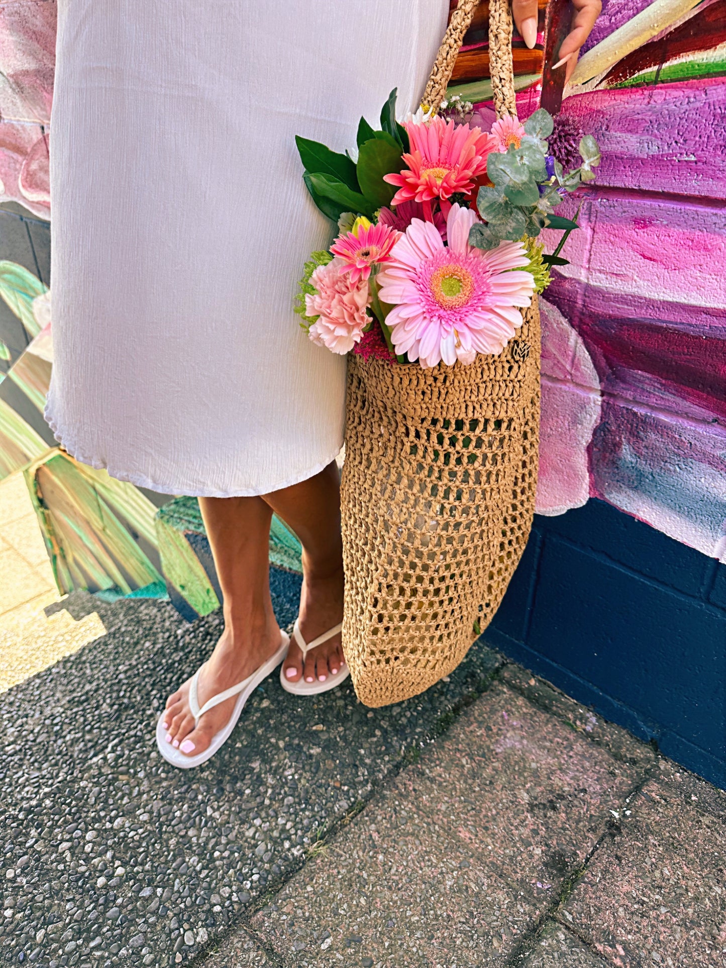 Taylor Tote - Sand Woven