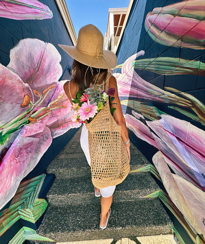 Hand-woven Taylor Tote market bag